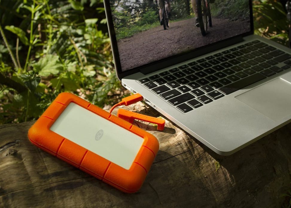 Disque dur externe Anti-choc LaCie Rugged Thunderbolt USB 3.0 avec câbles (Mac et PC)