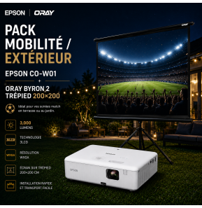 Pack extérieur: EPSON CO-W01 + ORAY Byron 2...