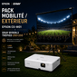 Pack Salle polyvalente : vidéoprojecteur Epson CO-W01 + écran sur trépied Oray 200 × 200