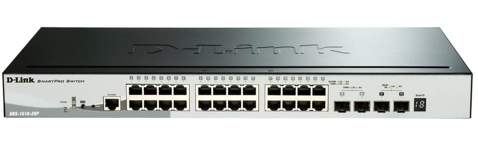 Switch Administrable D-LINK 16 ports Gigabit Green Ethernet avec 2 SFP ports (DGS-1100-18)