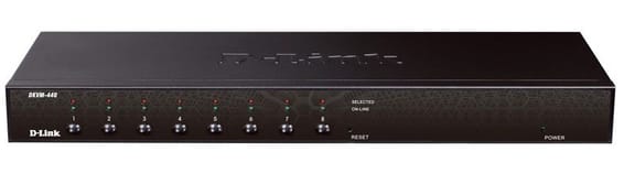 Switch KVM D-LINK Commutateur KVM 8 ports (PS/2 + VGA) - Rackable