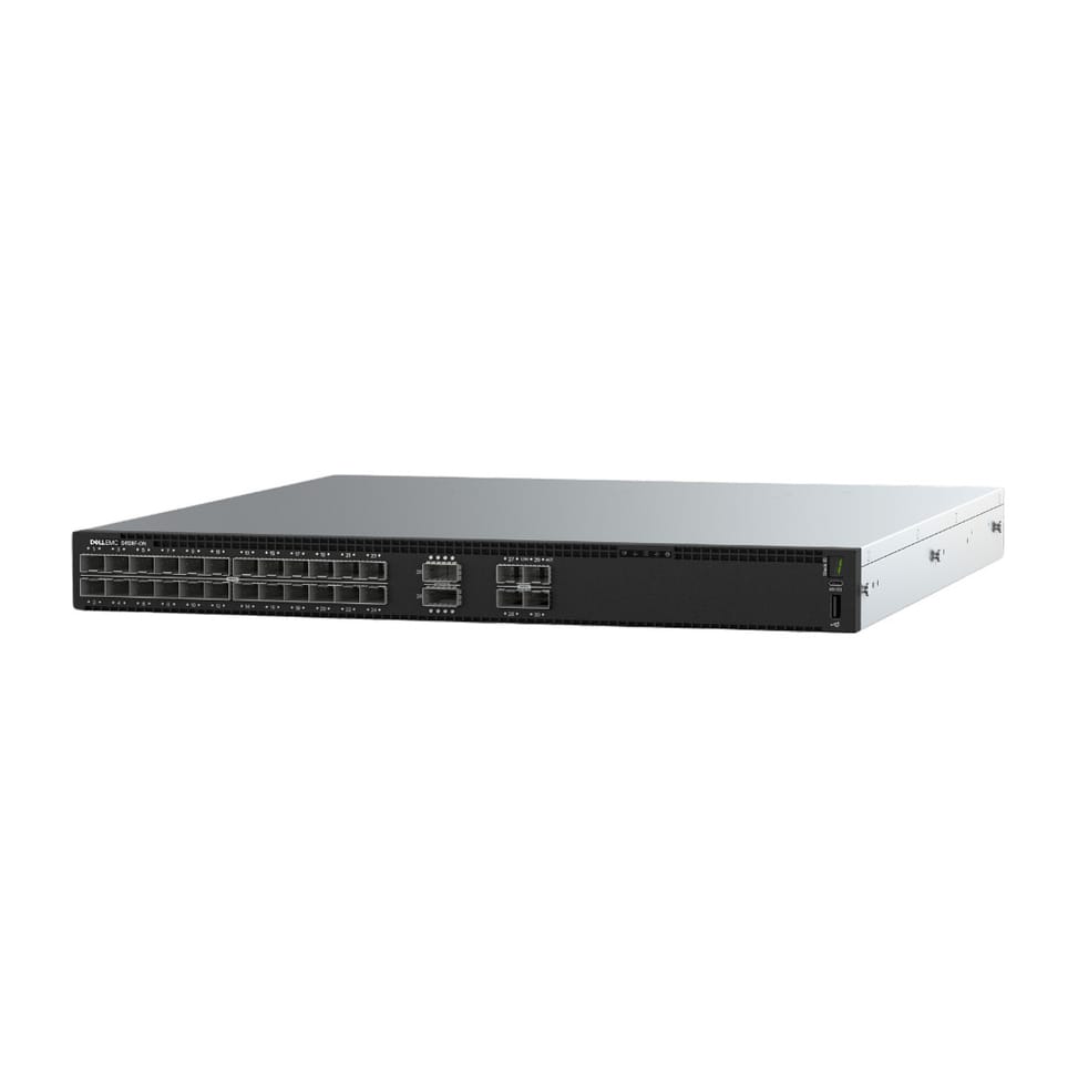 Dell EMC S4128F-ON 28-Port 10GbE SFP+ 2 xQSFP28 Switch IO to PSU 2 PSU 1U (DS4128F-20SFP) — image 1