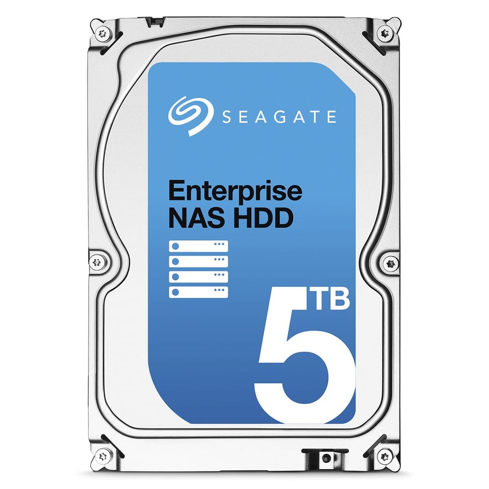 Disque dur interne 3,5" Seagate Enterprise NAS HDD - 7200 tr/min SATA 6 Gbits/s