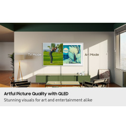 Samsung Ls03f 55" QLED 4K Art Mode Vision AI Smart TV Black