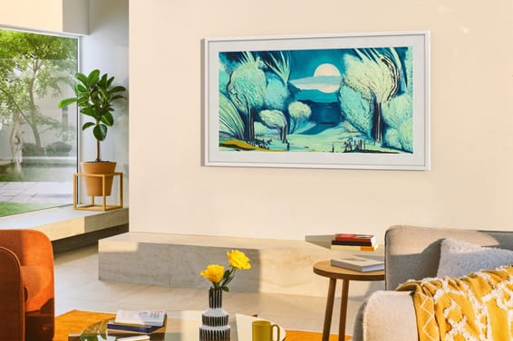 Téléviseur Samsung 75" The Frame LS03F QLED 4K Mode Art Vision AI Smart TV (QA75LS03FAUXMV)