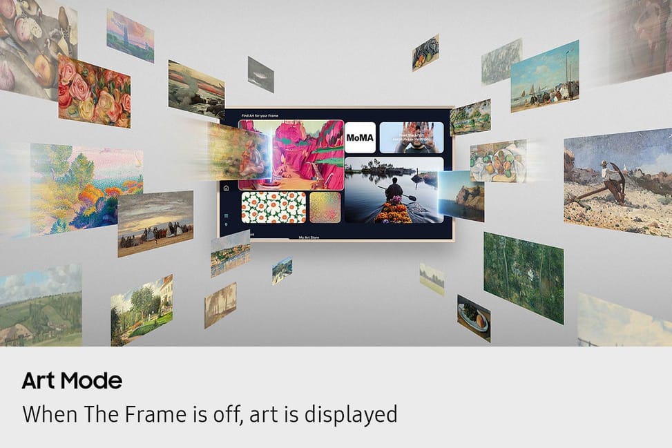 Samsung Ls03f 75" QLED 4K Art Mode Vision AI Smart TV Black