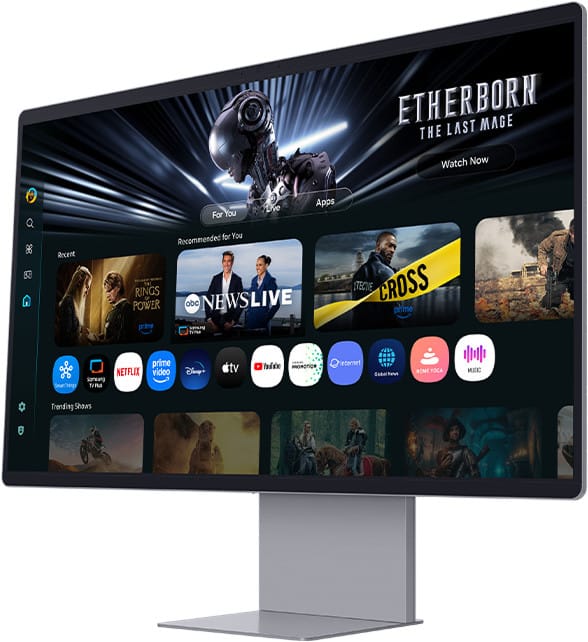 Samsung Smart Monitor M9 32" Smart TV Apps 4K OLED