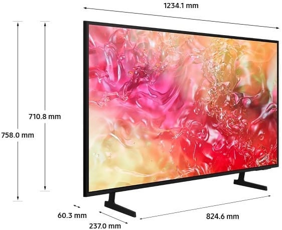Samsung Du7100 55" Crystal UHD 4K Tizen OS Smart TV