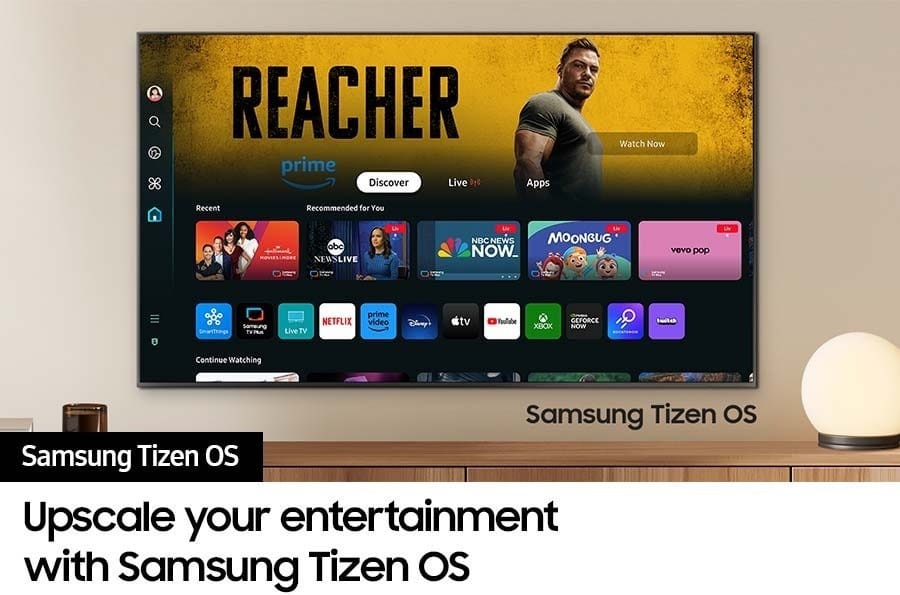Samsung Du7100 55" Crystal UHD 4K Tizen OS Smart TV