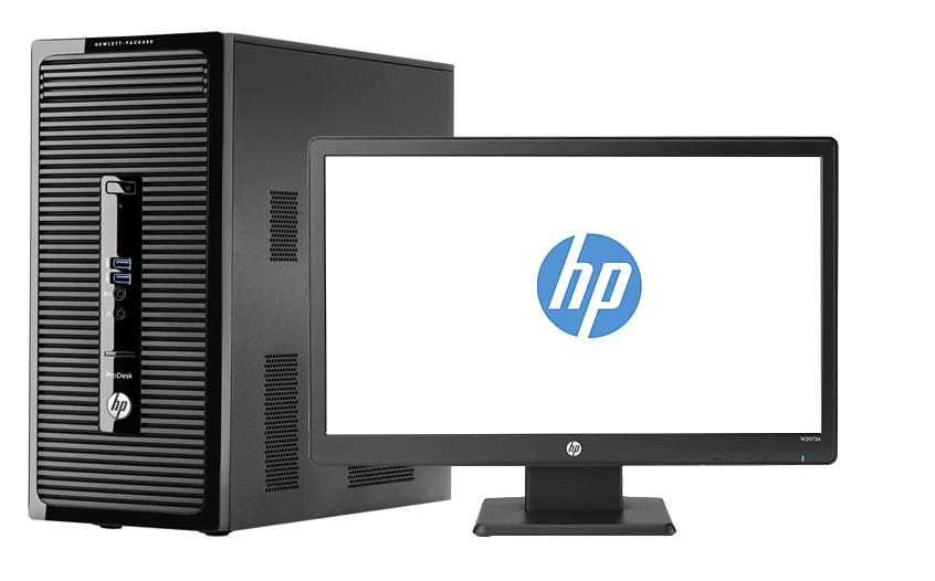 Ordinateur de bureau HP ProDesk 400 G2 MT + Ecran 20" (J4B29EA)