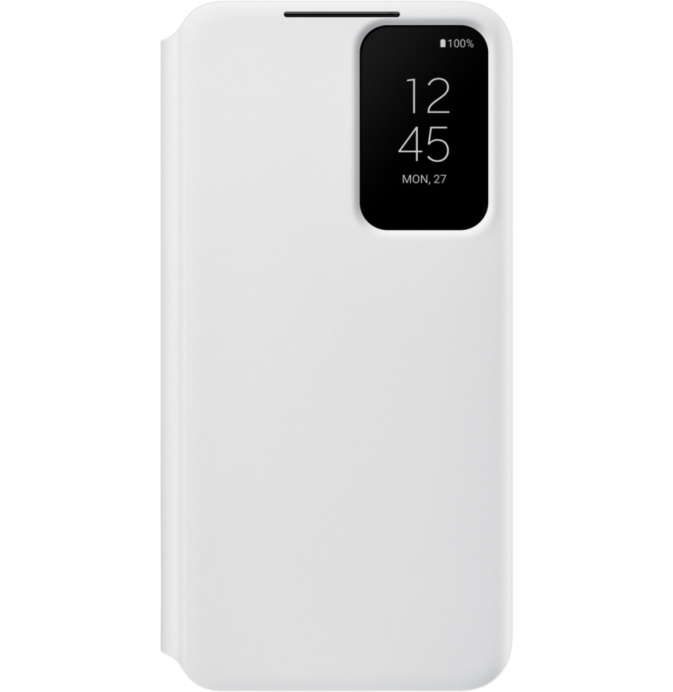 Samsung Galaxy S22 Smart Clear View Cover White