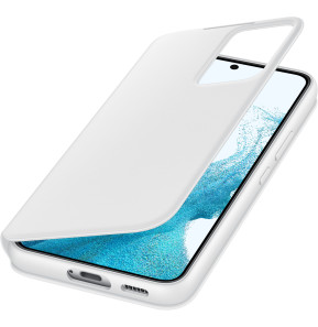 Samsung Galaxy S22 Smart Clear View Cover White