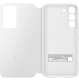 Samsung Galaxy S22 Smart Clear View Cover White