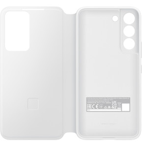 Samsung Galaxy S22 Smart Clear View Cover White