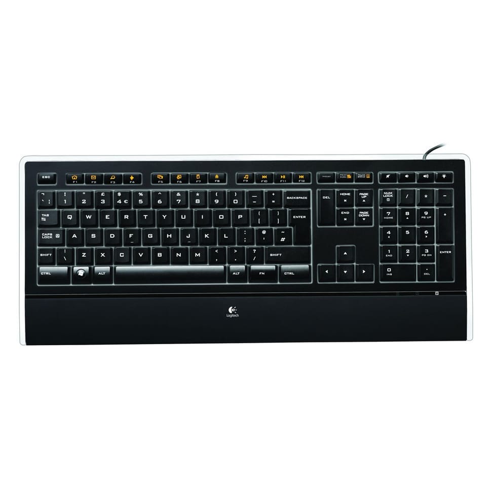 Clavier à touches rétro-éclairées Logitech Illuminated Keyboard - AZERTY — image 2