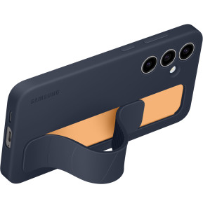 Samsung Galaxy S24 Fe Standing Grip Case Blue Black