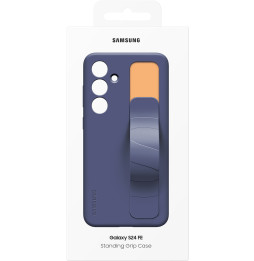 Samsung Galaxy S24 Fe Standing Grip Case Blue Black