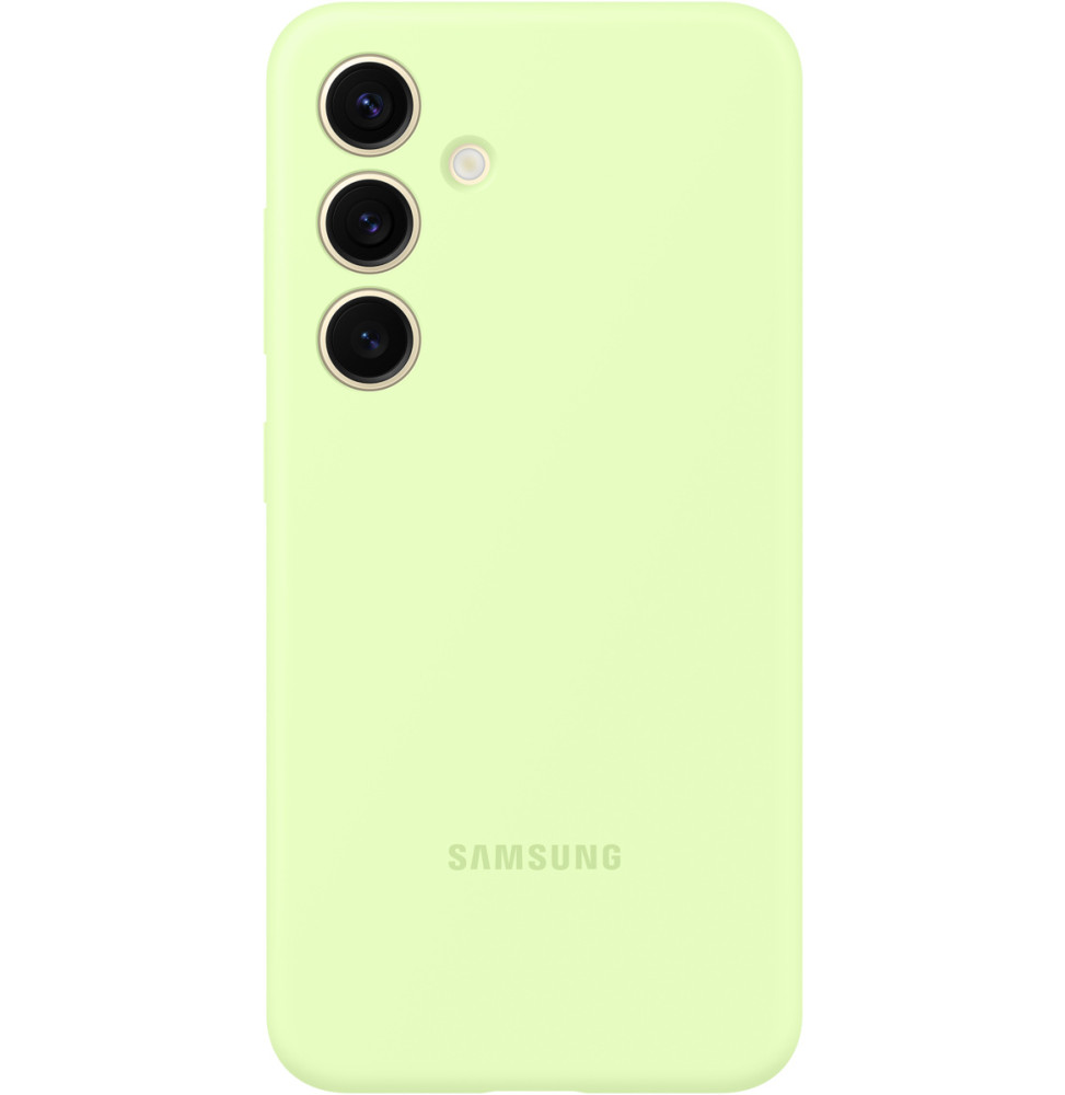 Samsung Galaxy S24 Silicone Case Lime