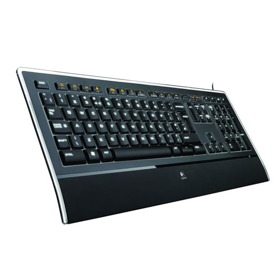 Clavier à touches rétro-éclairées Logitech Illuminated Keyboard - AZERTY
