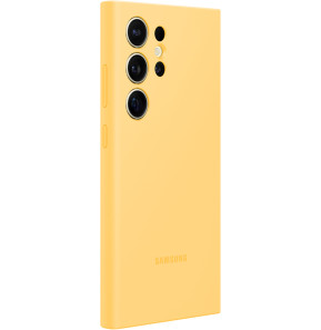 Samsung Galaxy S24 Ultra Silicone Case Yellow