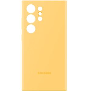 Samsung Galaxy S24 Ultra Silicone Case Yellow