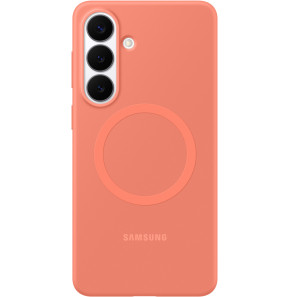 Samsung Galaxy S26 Plus Silicone Magnet Case Coralred
