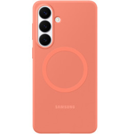 Samsung Galaxy S26 Plus Silicone Magnet Case Coralred