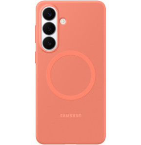 Samsung Galaxy S26 Plus Silicone Magnet Case Coralred