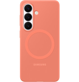 Samsung Galaxy S26 Silicone Magnet Case Coralred