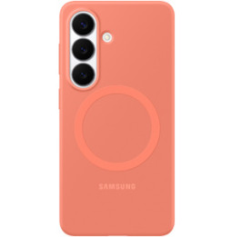 Samsung Galaxy S26 Silicone Magnet Case Coralred