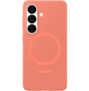 Samsung Galaxy S26 Silicone Magnet Case Coralred