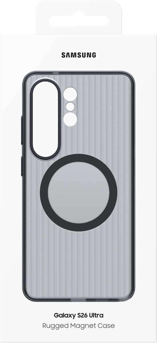 Samsung Galaxy S26 Ultra Rugged Magnet Case Black