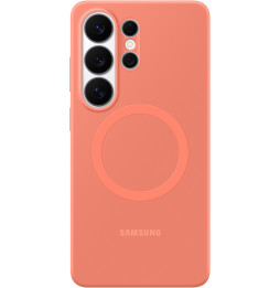 Samsung Galaxy S26 Ultra Silicone Magnet Case Coralred