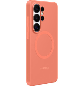 Samsung Galaxy S26 Ultra Silicone Magnet Case Coralred