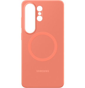 Samsung Galaxy S26 Ultra Silicone Magnet Case Coralred