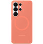 Samsung Galaxy S26 Ultra Silicone Magnet Case Coralred