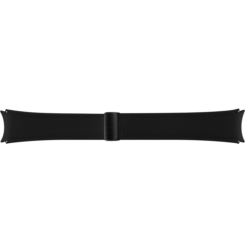 Samsung Galaxy Watch6 D Buckle Hybrid Eco Leather Band Medium And Large Black