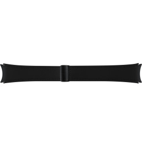 Samsung Galaxy Watch6 D Buckle Hybrid Eco Leather Band Medium And Large Black