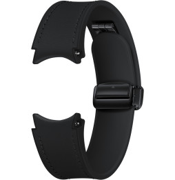 Samsung Galaxy Watch6 D Buckle Hybrid Eco Leather Band Medium And Large Black