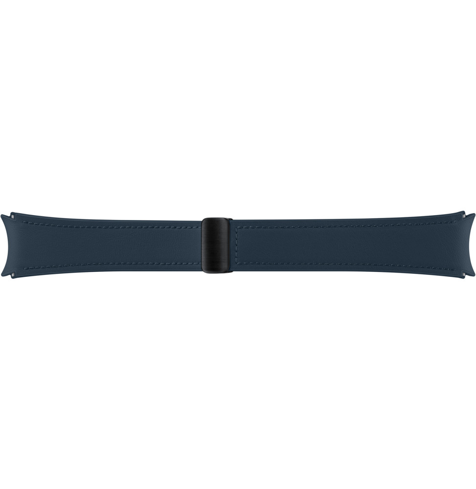 Samsung Galaxy Watch6 D Buckle Hybrid Eco Leather Band Medium And Large Indigo