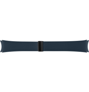 Samsung Galaxy Watch6 D Buckle Hybrid Eco Leather Band Medium And Large Indigo