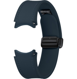 Samsung Galaxy Watch6 D Buckle Hybrid Eco Leather Band Medium And Large Indigo