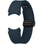 Samsung Galaxy Watch6 D Buckle Hybrid Eco Leather Band Medium And Large Indigo