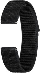 Bracelet tissu Samsung Galaxy Watch6 noir taille M/L (ET-SVR94LBEGWW) — image 6
