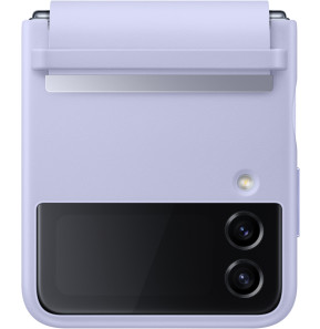 Samsung Galaxy Z Flip4 Flap Leather Cover Serene Purple
