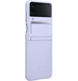Samsung Galaxy Z Flip4 Flap Leather Cover Serene Purple
