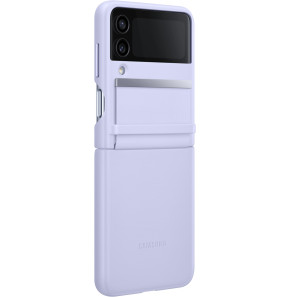 Samsung Galaxy Z Flip4 Flap Leather Cover Serene Purple