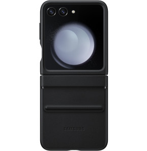 Samsung Galaxy Z Flip5 Flap Eco Leather Case Black