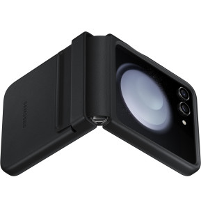 Samsung Galaxy Z Flip5 Flap Eco Leather Case Black