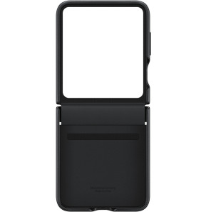 Samsung Galaxy Z Flip5 Flap Eco Leather Case Black